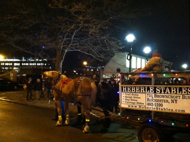 How could this day be complete without horse-drawn "carriage" rides through the city?